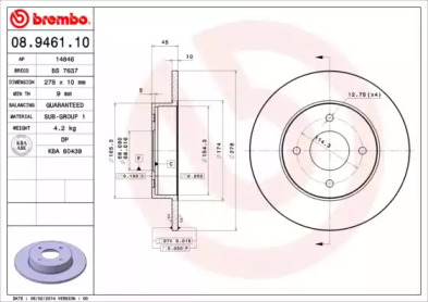 BREMBO 08.9461.10