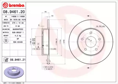 BREMBO 08.9461.20