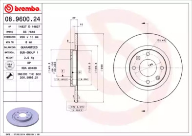 BREMBO 08.9600.24