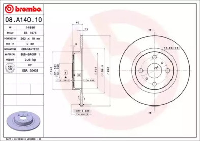 BREMBO 08.A140.10