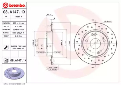 BREMBO 08.A147.1X