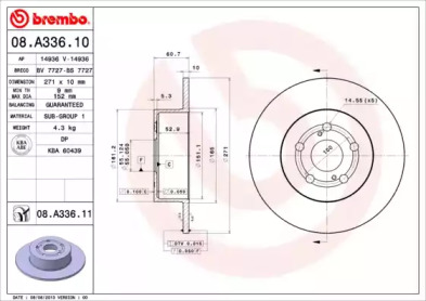 BREMBO 08.A336.10