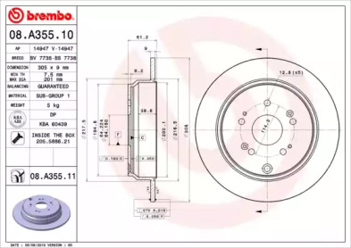 BREMBO 08.A355.11