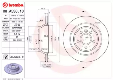 BREMBO 08.A536.11