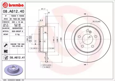 BREMBO 08.A612.41