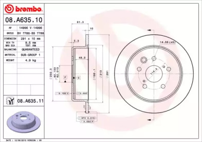 BREMBO 08.A635.11