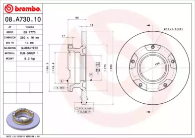 BREMBO 08.A730.10