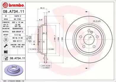 BREMBO 08.A734.11