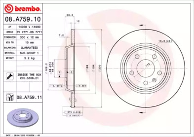 BREMBO 08.A759.11