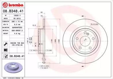 BREMBO 08.B348.41