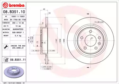 BREMBO 08.B351.11