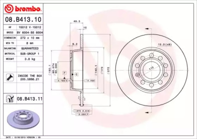 BREMBO 08.B413.11