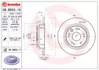 BREMBO 08.B653.10