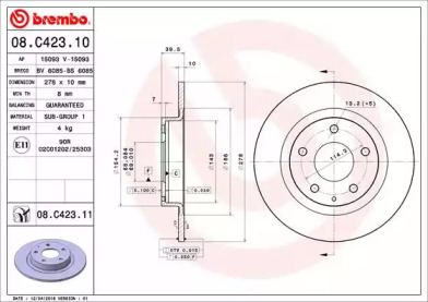 BREMBO 08.C423.11