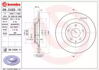 BREMBO 08.C425.11