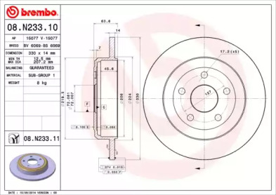 BREMBO 08.N233.11