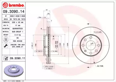 BREMBO 09.3090.11