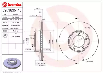 BREMBO 09.3825.10