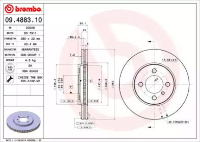 BREMBO 09.4883.10