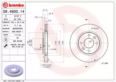 BREMBO 09.4930.14