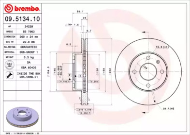 BREMBO 09.5134.10