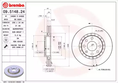 BREMBO 09.5148.24