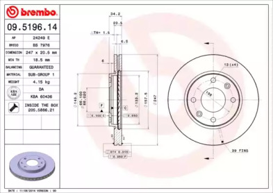 BREMBO 09.5196.11