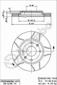 BREMBO 09.5196.75