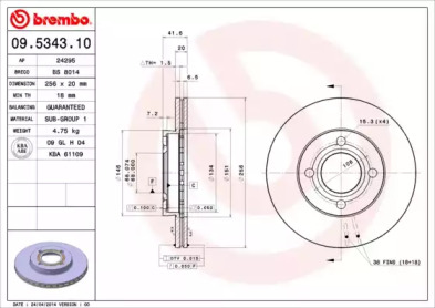 BREMBO 09.5343.10