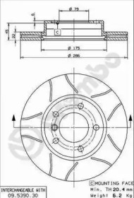 BREMBO 09.5390.77