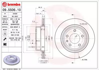 BREMBO 09.5506.10