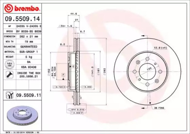 BREMBO 09.5509.11