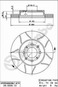 BREMBO 09550975