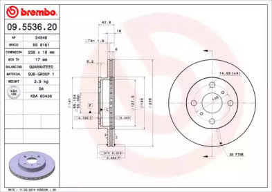 BREMBO 09.5536.20