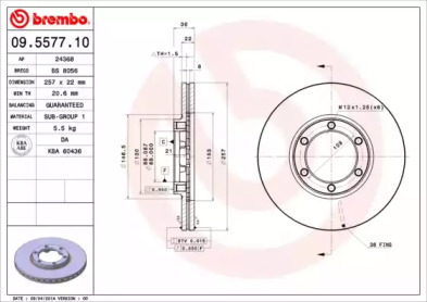 BREMBO 09.5577.10