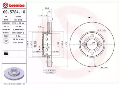 BREMBO 09.5724.10