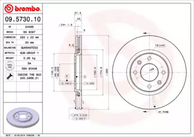 BREMBO 09.5730.10