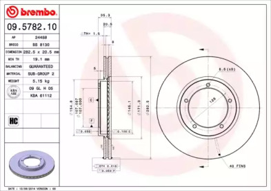 BREMBO 09.5782.10