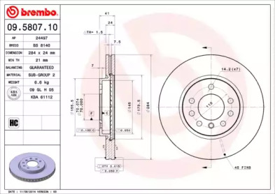 BREMBO 09.5807.10