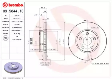 BREMBO 09.5844.10