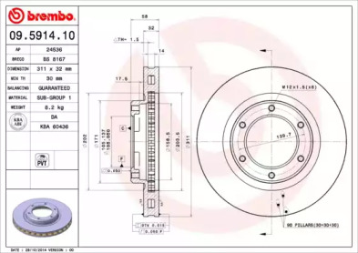 BREMBO 09.5914.10