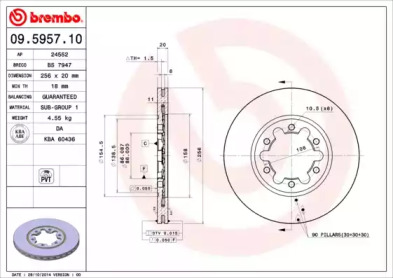 BREMBO 09.5957.10