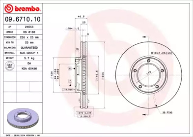 BREMBO 09.6710.10