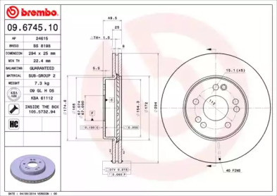 BREMBO 09.6745.10