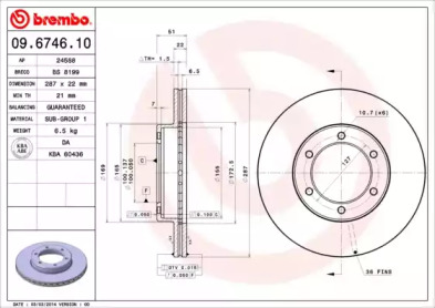 BREMBO 09.6746.10