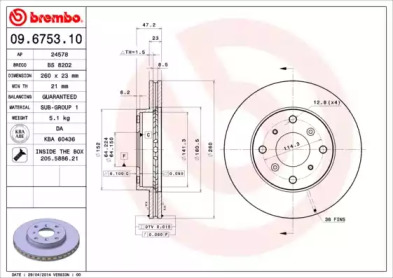 BREMBO 09.6753.10