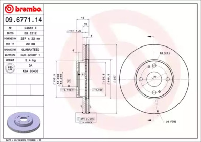 BREMBO 09.6771.14