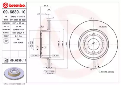 BREMBO 09.6839.10