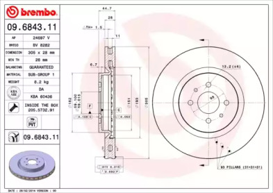 BREMBO 09.6843.11