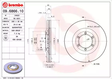 BREMBO 09.6866.10